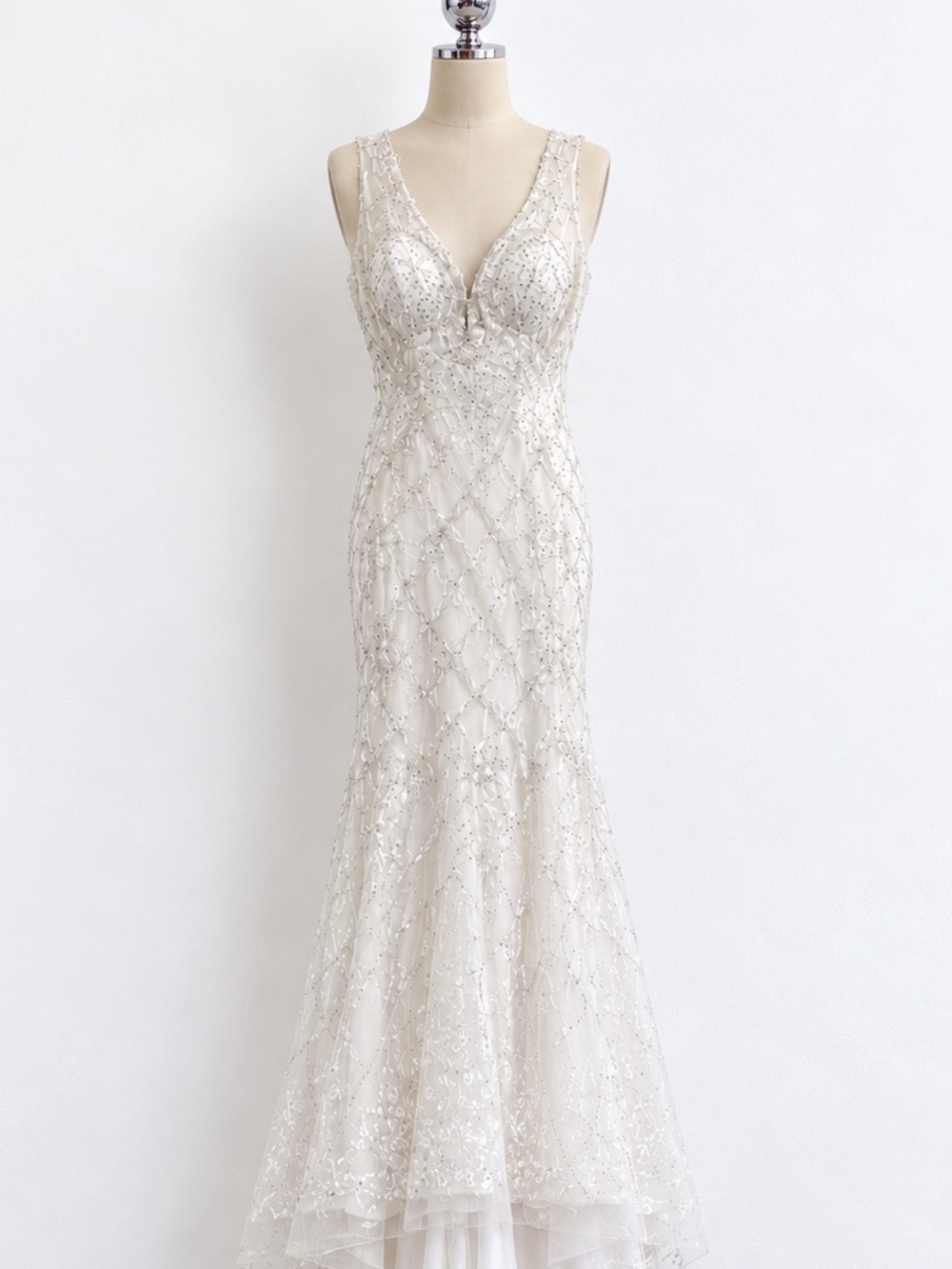 JULIET Appliquéd Mermaid Silhouette Bridal Gown